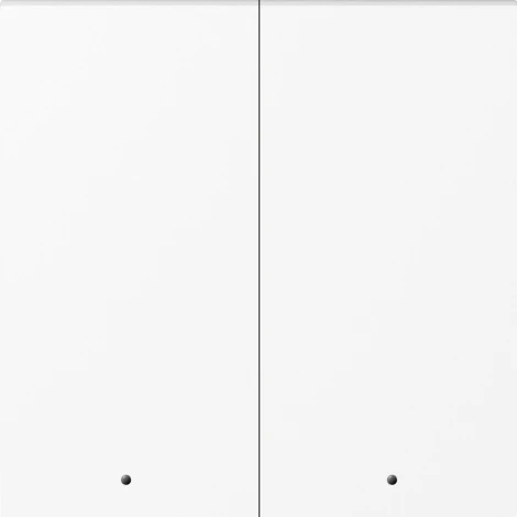 Клавиша 2-я с подсветкой, глянцевый белый Donel A07 DE28503