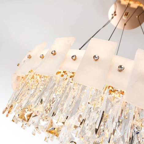 Подвесная люстра светодиодная с регулировкой цветовой температуры Modelux MODELUX ML.6980.600P GD