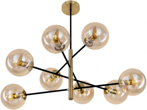 Потолочная люстра ярусная на штанге Citilux Лорен CL146283 (220V, шарики)