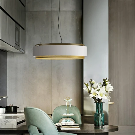 Подвесной светильник Casing 62 белый ImperiumLoft Casing01 (189560-26) (LED, 220V, на тросе, круглые, кольцо)