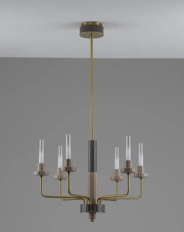 Потолочная люстра на штанге Moderli Atelieri V11691-PL