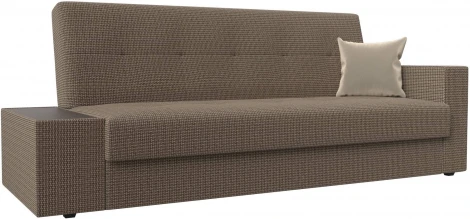 Диван-книжка Лига-020 стол слева (Корфу 03,Бежевый/Рогожка) Лига Диванов арт.118536L