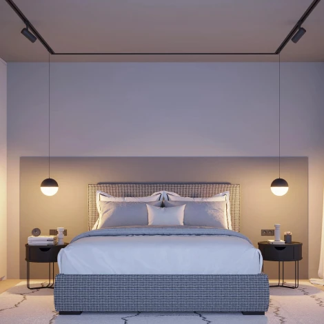 Трек (шинопровод) встраиваемый LGD-4TR-TRACK-F-2000-WH-M (D) (Arlight, IP20 Металл) 055354 (220V)