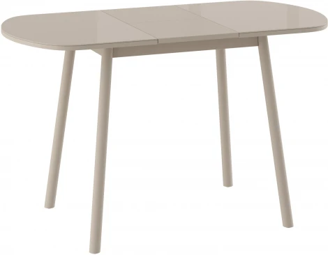 Стол Раунд мини, Стекло, Капучино, МАМАДОМА