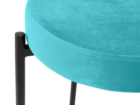 Комплект табуретов Simply 4 шт. ОГОГО Обстановочка! 966293 (Металл,Велюр/Бирюзовый)