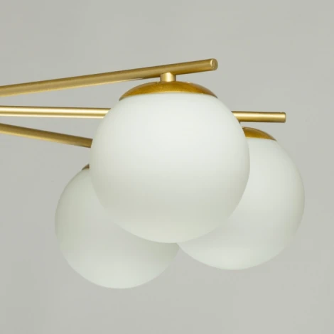 Потолочная люстра на штанге De City Оливия 306017208 (плафоны шарики)