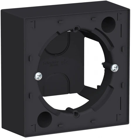 Коробка наружного монтажа (карбон) Systeme Electric AtlasDesign ATN001000