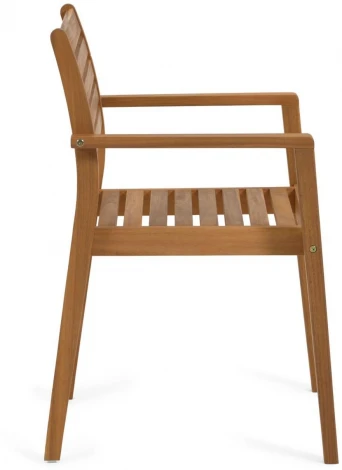 Стул уличный La Forma (ex Julia Grup) Hanzel (Акация,Дерево)