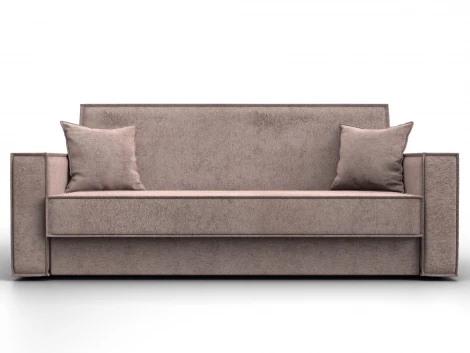 Диван-книжка Куба (ДСП,ЛДСП/Пластик/Велюр/Бежевый) Лига Диванов 127455