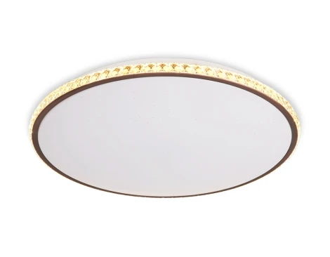 Потолочный светильник круглый Ambrella Orbital FF71 (регулировка яркости, LED, 220V, пульт управления, круглые)