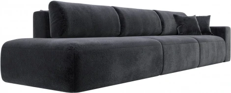 Диван прямой Лига-036 НПБ Модерн Лонг подлокотник справа Лига Диванов (Велюр) арт.127703