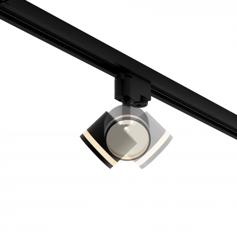 Трековый светильник однофазный GX53 12W 220V Nuvolt Vertu LTL-001B