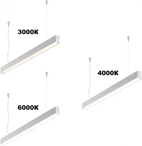 Подвесной светильник Novotech Yeso 359404 с переключателем цв.температуры LED 28W 220V 3000/4000/6000K (на тросе)