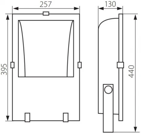 Прожектор уличный Kanlux REVA 4836 (220V)