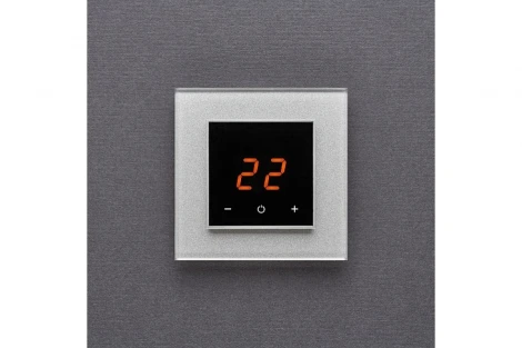 Терморегулятор AURA ORTO 9007 ALUMINIUM RICH (СИЯЮЩИЙ АЛЮМИНИЕВЫЙ)