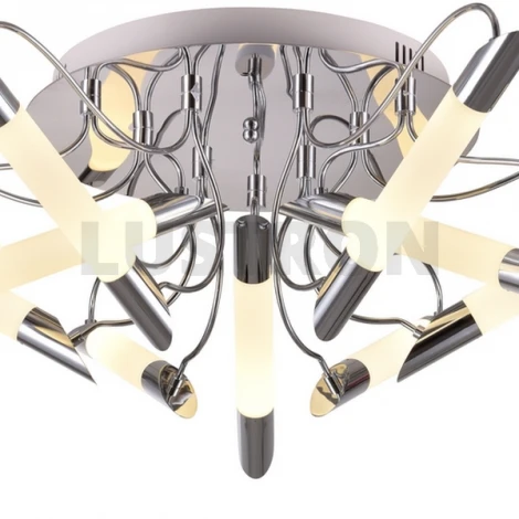 Потолочная люстра IDLamp Milada 401/9PF-LEDChrome