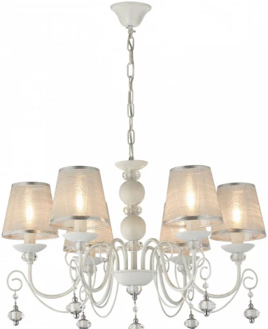 Подвесная люстра Arte Milano AM347620 347620/6 WT+SL (220V, подвески, на цепи)