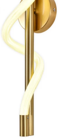 Настенный светильник с гибким неоном (14025/1W Brass) Indigo Intreccio V000142L (LED, 220V)