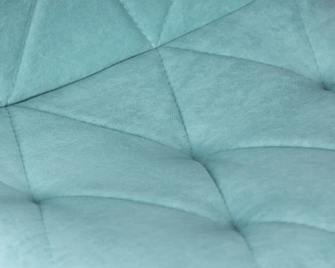 Стул обеденный DOBRIN CHILLY ROMBO (Тиффани Simple 51, основание белый) 006 ROMBO, цвет сиденья тиффани основания белый