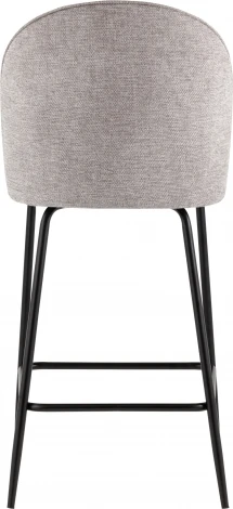 Стул полубарный Stool Group Echo светло-серый