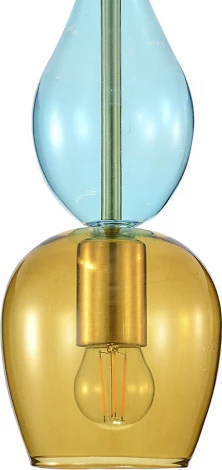 Подвесной светильник (11065/1P Amber) Indigo Millefiori V000547 (220V, на проводе)