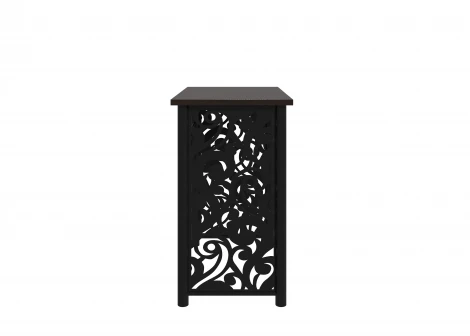 Туалетный столик Пармин черный шагрень Форвард 102282