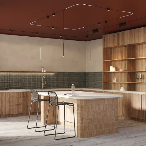 Трековый светильник магнитный 8W 24V Maytoni Flex TR186-1-8W2.7K-B