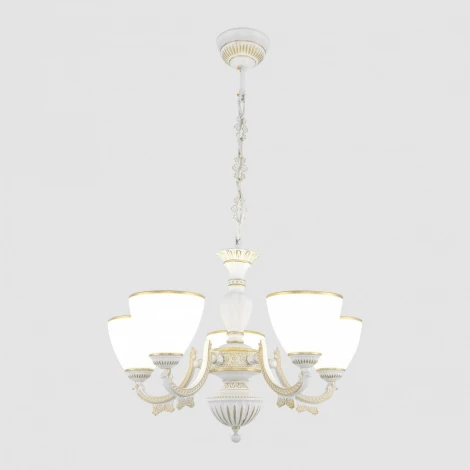 Подвесная люстра Arte Milano AM342837 342837/5 WT+G (220V, на цепи)