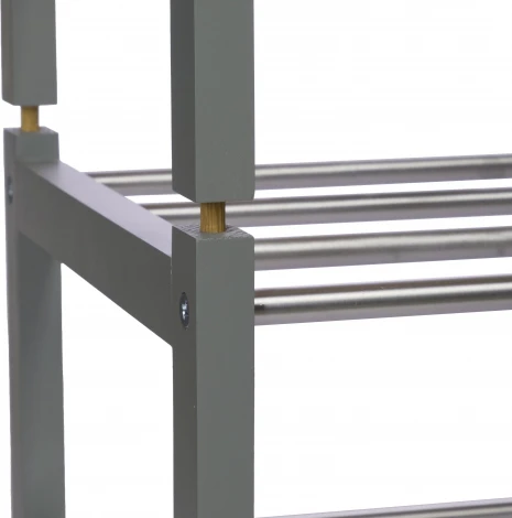 Комплект обувниц Атлас серый (2 шт) Mebelik арт.008710