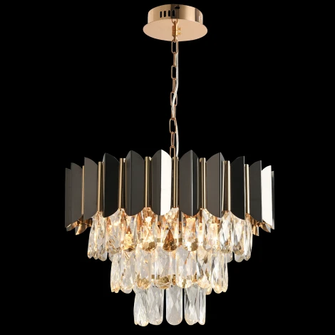Подвесная люстра Natali Kovaltseva Darian Ii 81448/5C GOLD BLACK