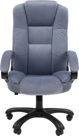 Компьютерное кресло CHAIRMAN HOME 600 (Пластик,Велюр/Голубой)