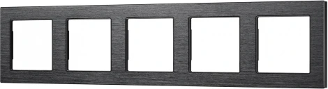 Рамка алюминиевая FRM-PRESTO-ALS-5-BK (Arlight) 043865