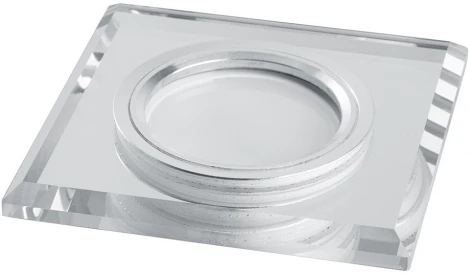 Светильник встраиваемый с белой LED подсветкой Feron CD8150 41910 MR16 G5.3 белый