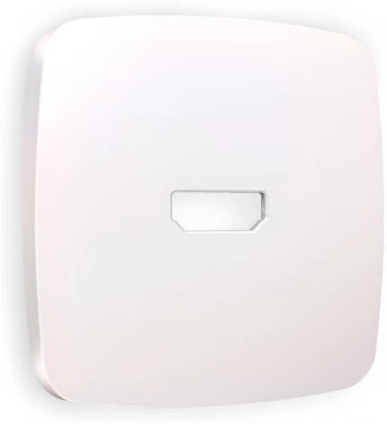 Лицевая панель Ambrella Volt OMEGA (Жемчуг) для HDMI розетки QUANT OP2140