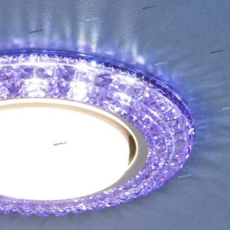 Встраиваемый точечный светильник Elektrostandard 3030 GX53 VL фиолетовый