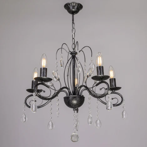 Подвесная люстра De City Лада 442010605 (220V, подвески, на цепи, подсвечник, свеча)