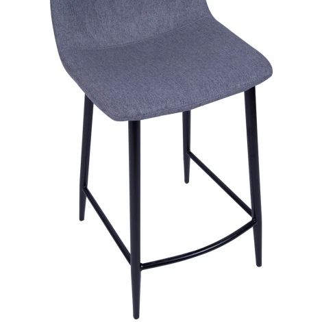 Стул полубарный Vicky серый