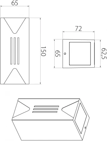 Архитектурная подсветка светодиодная IP65 Natural Concepts Dwell NC-003028-DG (220V)