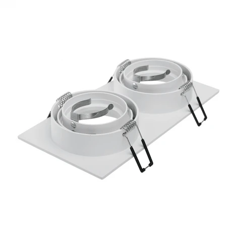 Встраиваемый светильник под лампу GU5.3 белый Wolta Alto WDL-GU5.3/02W-02