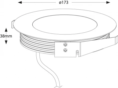 Встраиваемый светильник уличный Deko-Light Flat 100116 (LED, 24V, круглые, IP67)