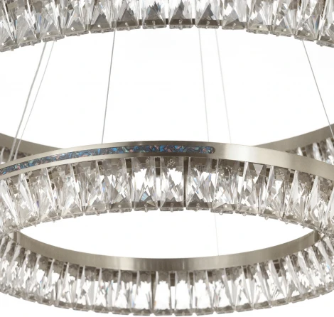 Подвесной светильник ярусный Lumina Deco LDP 6031-800-600 CHR (на тросе)