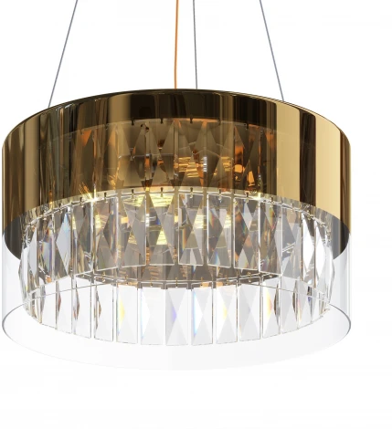 Подвесная люстра Maytoni Wonderland MOD313PL-04G (220V, хрусталь, на тросе, круглые)