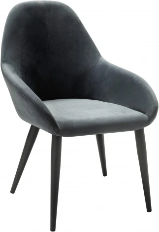 Кресло Kent Diag grey/черный R-Home арт.410119140h_Diaggrey_черн