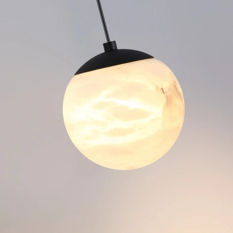 Подвесной светильник Odeon Light Moonlight 7181/37L черный/алебастр/металл IP20 LED 37W 2600Лм 3000K 120° 220V