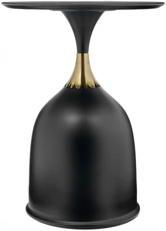 Кофейный столик Stupa диам.40см x 54см, чёрный, металл Bradexhome арт.FR 1032