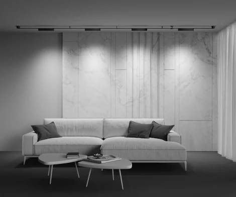 Трековый светильник ременной Downlight Maytoni Points Parity TR128B-12W4K-M-B 4000K 12Вт черный (48V)