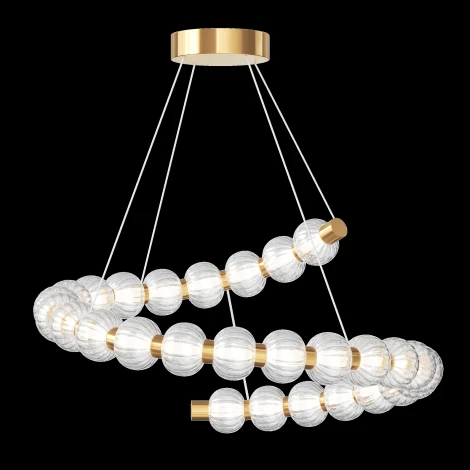 Подвесной светильник Maytoni Amulet MOD555PL-L35G3K (LED, 220V, на тросе, шарики, бусы)