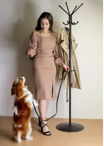 Вешалка напольная Пико 1 черный от фабрики Mebelik