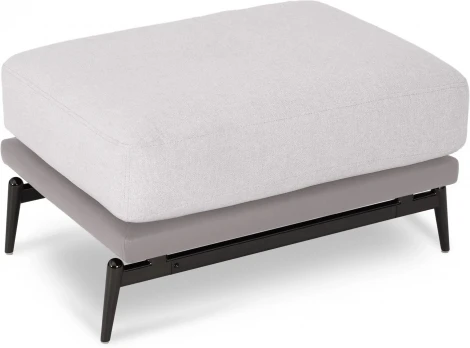 Пуф Ispani ОГОГО (арт.808363), (Ткань,Экокожа/Серый)