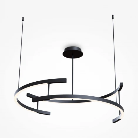 Подвесной светильник Maytoni Line MOD016PL-L52BK (LED, 220V, на тросе)